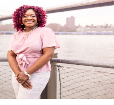 Image of Rachelle Johnson Brooklyn New York at Professional Organization of Women of Excellence Recognized
